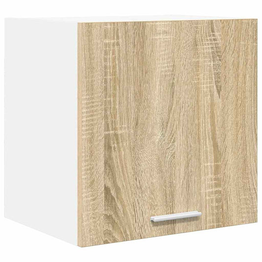 vidaXL Hanging Cabinet Sonoma Oak and White 40 x 31 x 40 cm