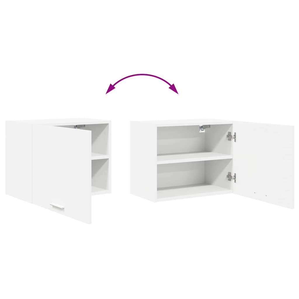 vidaXL Hanging Cabinet White 50 x 31 x 40 cm Engineered Wood