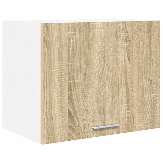 vidaXL Hanging Cabinet Sonoma Oak and White 50 x 31 x 40 cm