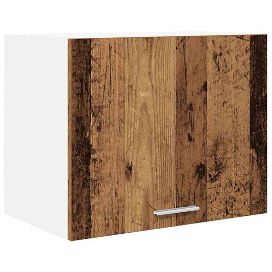 vidaXL Hanging Cabinet with Storage Old Wood and White 50 x 31 x 40 cm