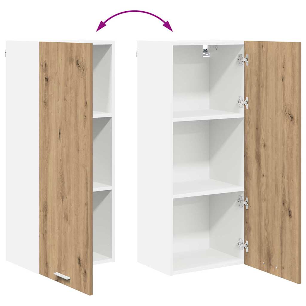 vidaXL Hanging Cabinet Artisan Oak 40 x 31 x 100 cm Engineered Wood