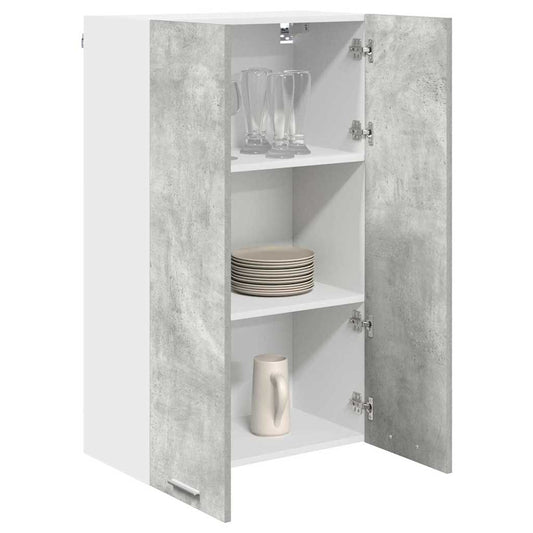 vidaXL Hanging Cabinet Concrete Grey 60 x 31 x 100 cm Engineered Wood