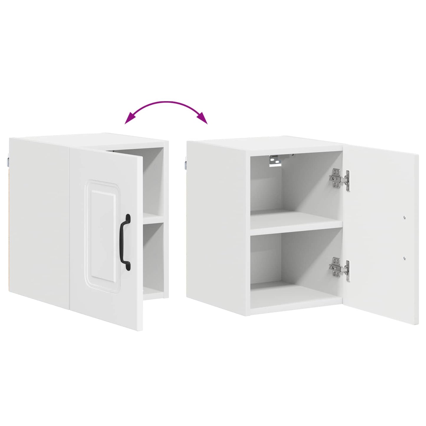 vidaXL Dishwasher Panel Kalmar White 30 x 31 x 40 cm Engineered Wood