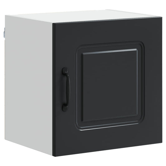 vidaXL Dishwasher Panel Kalmar Black 40 x 31 x 40 cm Engineered Wood