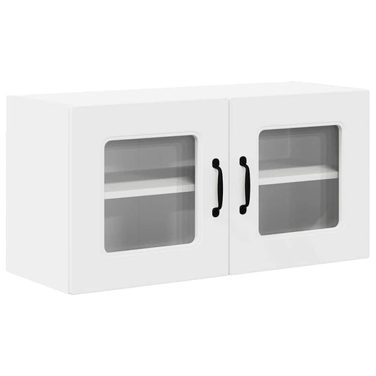 vidaXL Dishwasher Panel Kalmar White 80 x 31 x 40 cm Engineered Wood