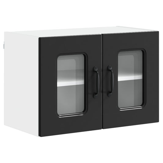vidaXL Dishwasher Panel Kalmar Black 60 x 31 x 40 cm Engineered Wood