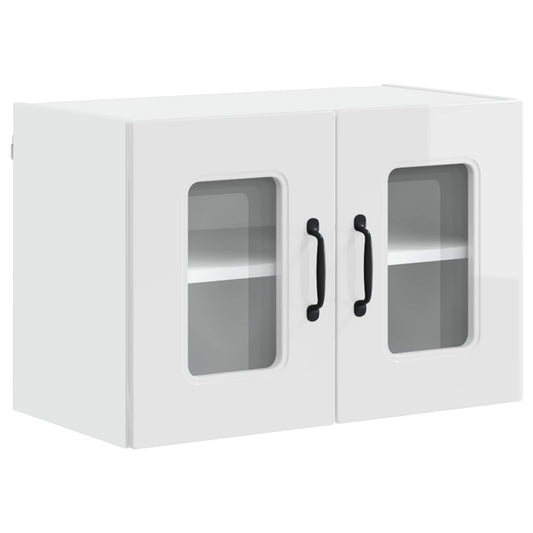 vidaXL Dishwasher Panel Kalmar High Gloss White 60 x 31 x 40 cm