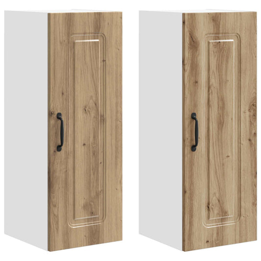 vidaXL Dishwasher Panel Kalmar 2 pcs Artisan Oak 30 x 31 x 80 cm