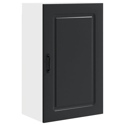 vidaXL Dishwasher Panel Kalmar Black 50 x 31 x 80 cm Engineered Wood