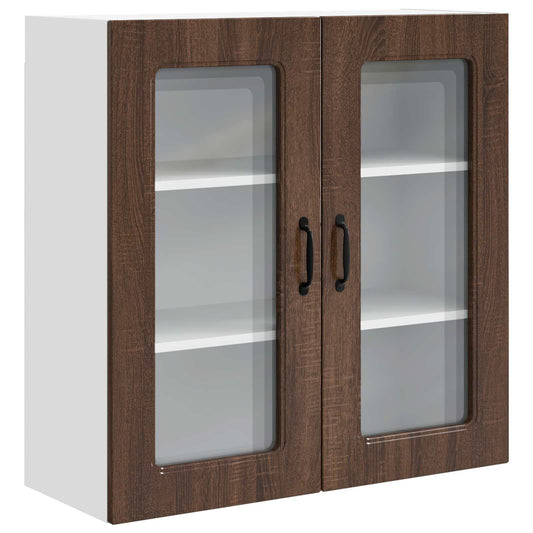 vidaXL Dishwasher Panel Kalmar Brown Oak 80 x 31 x 80 cm
