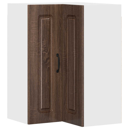 vidaXL Dishwasher Panel Kalmar Brown Oak 57 x 57 x 80 cm