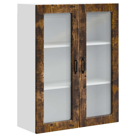 vidaXL Dishwasher Panel Kalmar Smoked Oak 80 x 31 x 100 cm
