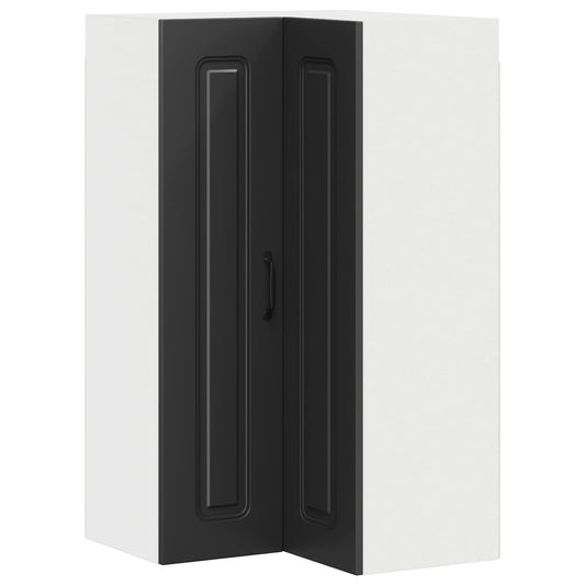 vidaXL Dishwasher Panel Kalmar Black 57 x 57 x 100 cm Engineered Wood