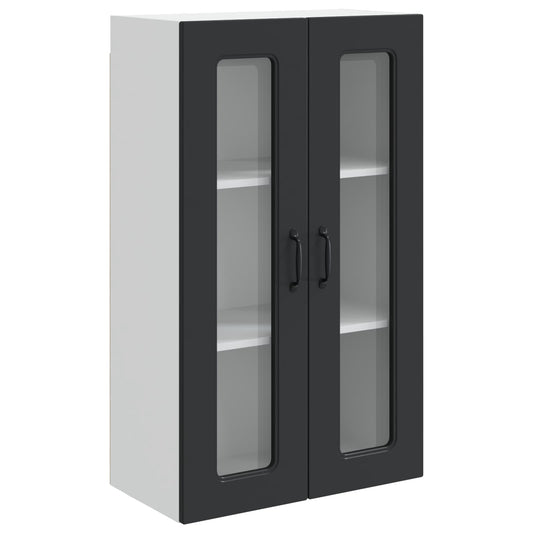vidaXL Dishwasher Panel Kalmar Black 60 x 31 x 100 cm Engineered Wood