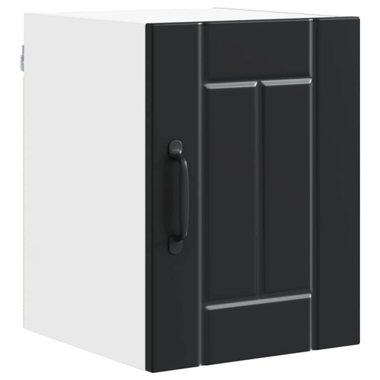 vidaXL Wall Cabinet LUCCA Black 30 x 31 x 40 cm Engineered Wood