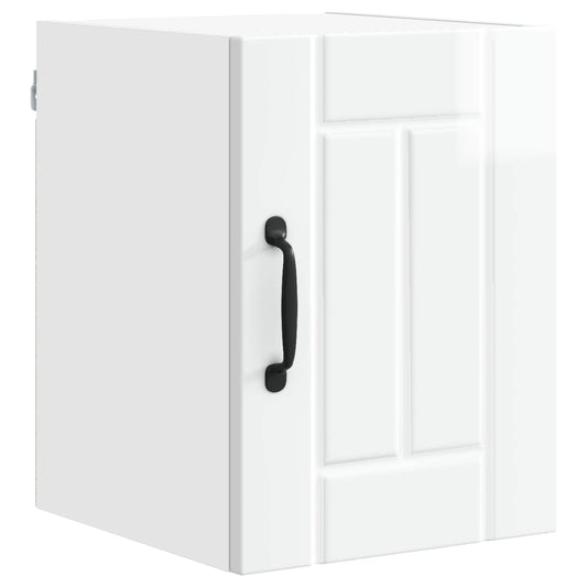 vidaXL Wall Cabinet LUCCA High Gloss White 30 x 31 x 40 cm