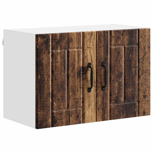 vidaXL Wall Cabinet LUCCA Old Wood 60 x 31 x 40 cm Engineered Wood