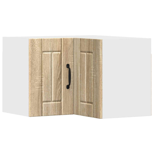 vidaXL Wall Corner Cabinet LUCCA Sonoma Oak 57 x 57 x 40 cm