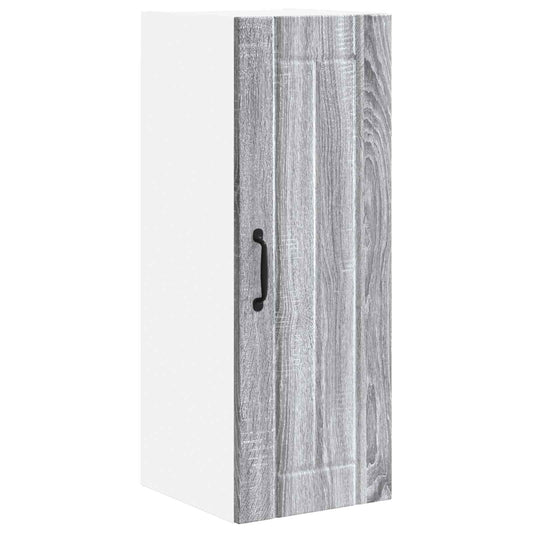 vidaXL Wall Cabinet LUCCA Grey Sonoma 30 x 31 x 80 cm Engineered Wood