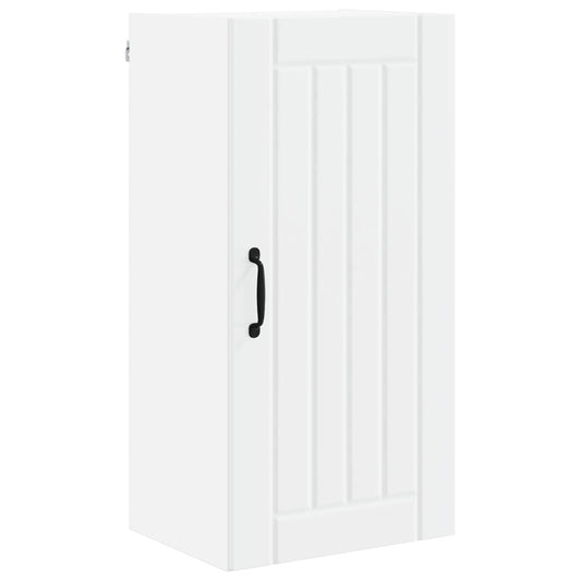 vidaXL Wall Cabinet LUCCA White 40 x 31 x 80 cm Engineered Wood