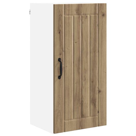 vidaXL Wall Cabinet LUCCA Artisan Oak 40 x 31 x 80 cm Engineered Wood