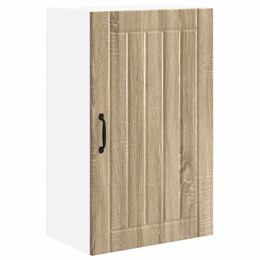vidaXL Wall Cabinet LUCCA Sonoma Oak 50 x 31 x 80 cm Engineered Wood