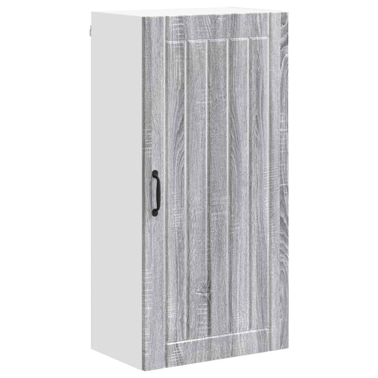 vidaXL Wall Cabinet LUCCA Grey Sonoma 50 x 31 x 100 cm Engineered Wood