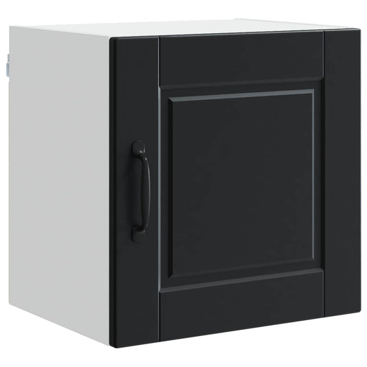 vidaXL Wall Cabinet PORTO Black 40 x 31 x 40 cm Engineered Wood