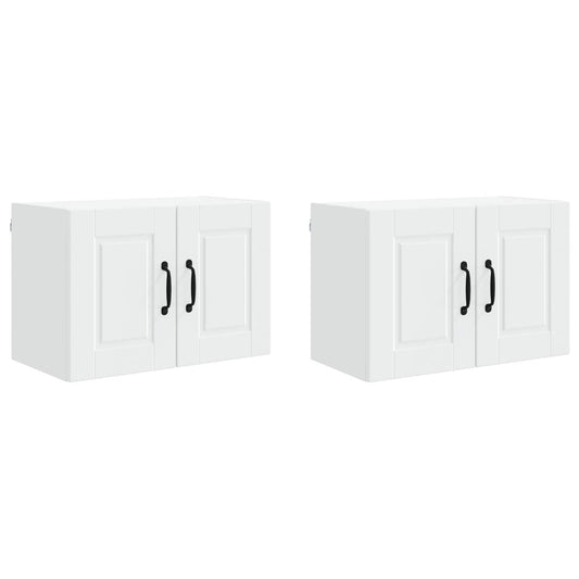 vidaXL Wall Cabinet PORTO 2 pcs White 60 x 31 x 40 cm Engineered Wood