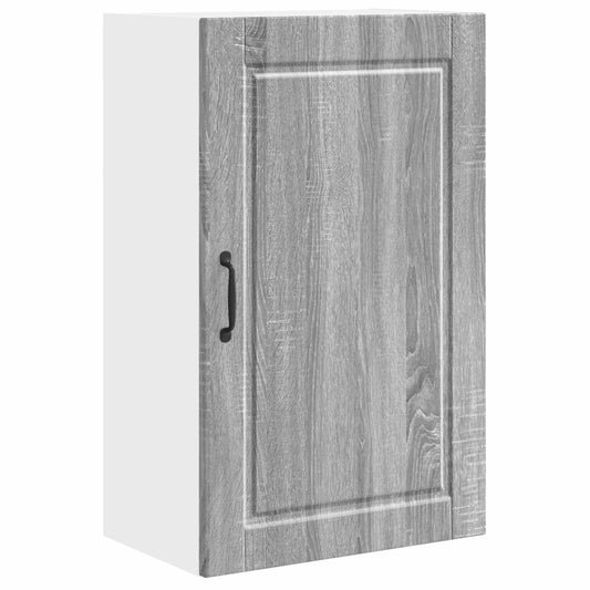 vidaXL Wall Cabinet PORTO Grey Sonoma 50 x 31 x 80 cm Engineered Wood