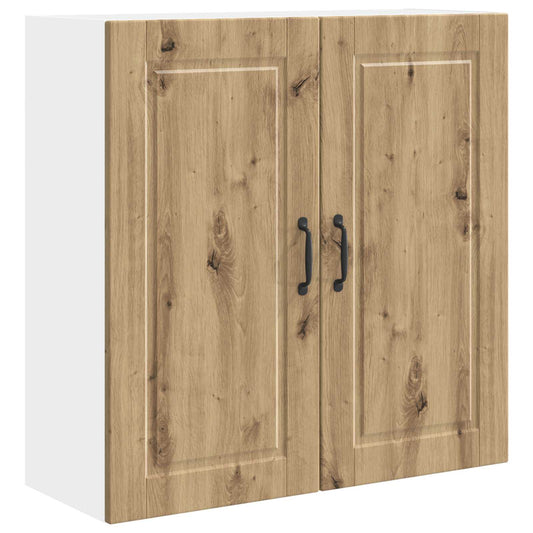 vidaXL Wall Cabinet PORTO Artisan Oak 80 x 31 x 80 cm Engineered Wood