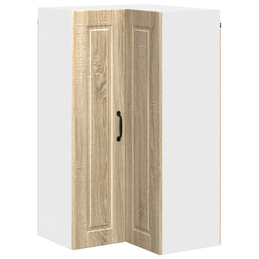 vidaXL Wall Corner Cabinet PORTO Sonoma Oak 57 x 57 x 100 cm