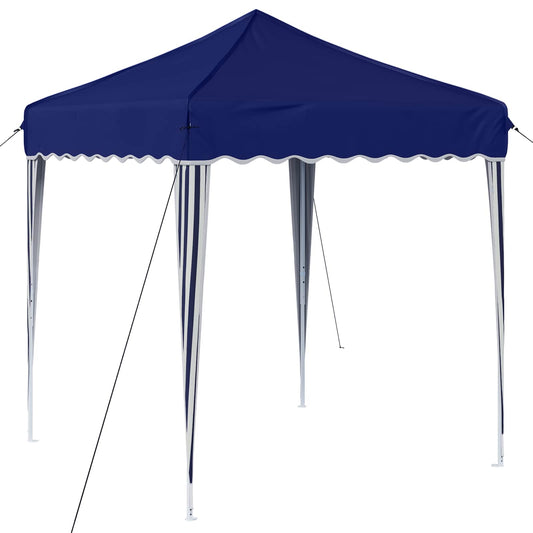 vidaXL Pop-up Party Tent Blue 195 x 195 x 245 cm Oxford Fabric
