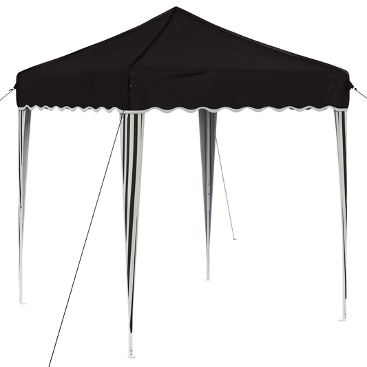 vidaXL Pop-up Party Tent 195 x 195 x 245 cm Black Oxford Fabric