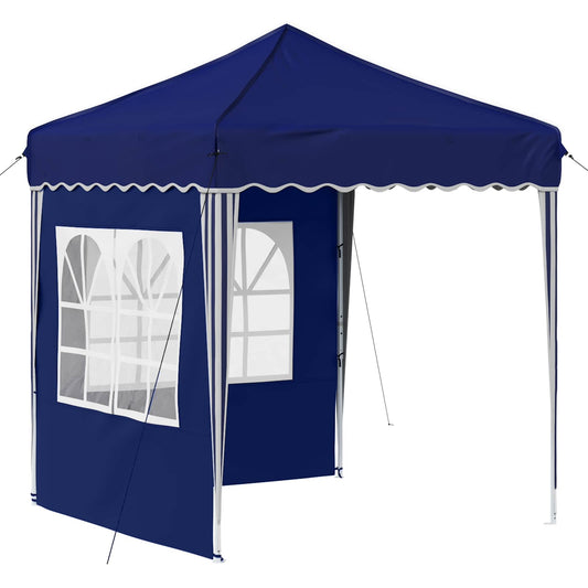 vidaXL Pop-up Party Tent Blue 195 x 195 x 245 cm Oxford Fabric