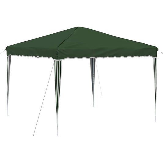 vidaXL Pop-up Party Tent 288 x 288 x 245 cm Green Oxford Fabric