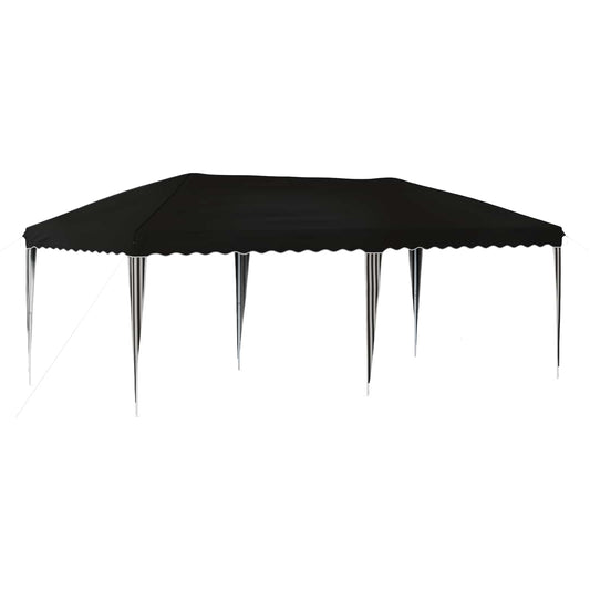 vidaXL Pop-up Party Tent 575 x 290 x 245 cm Black