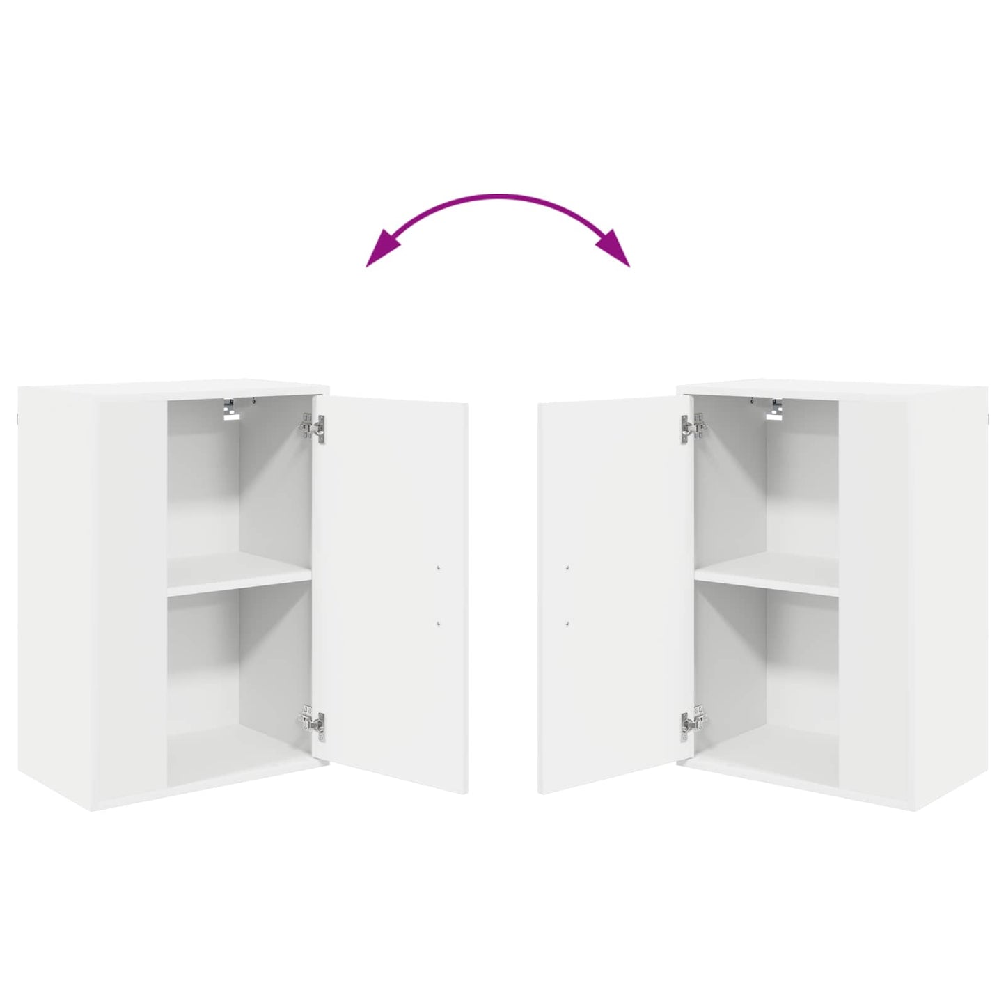 vidaXL TV Cabinet Set White Engineered wood