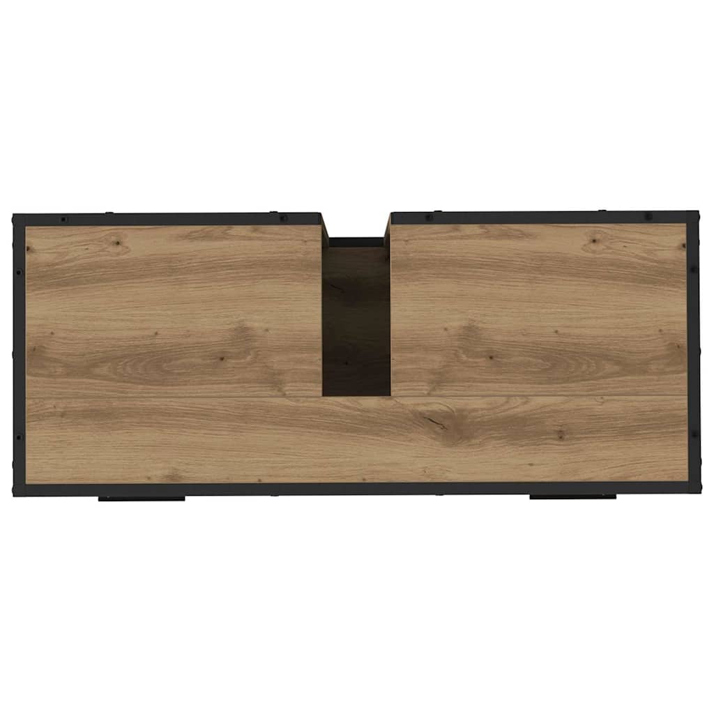 vidaXL Bathroom Furniture Set 4 pcs Artisan oak Engineered wood