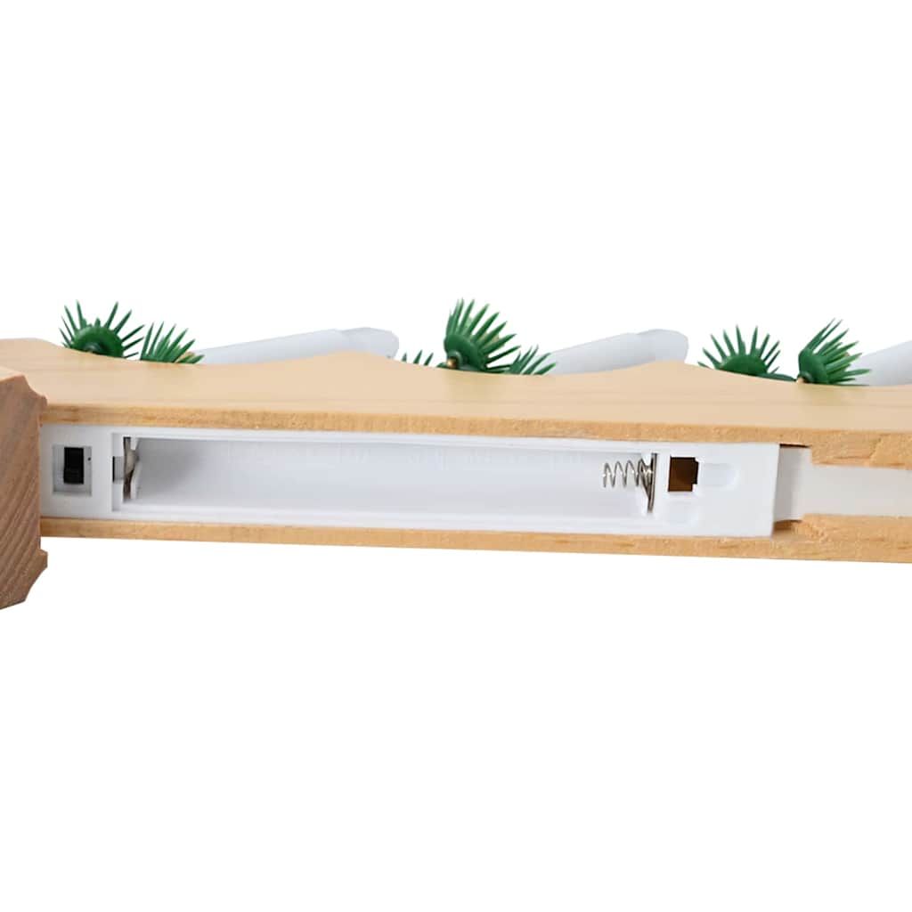 vidaXL Christmas Candle Bridge 3 pcs 7 LEDs Warm White