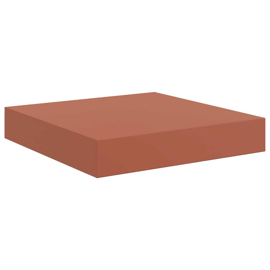 vidaXL Wall Shelf 4 pcs Red 23 x 23.5 x 4 cm Engineered Wood