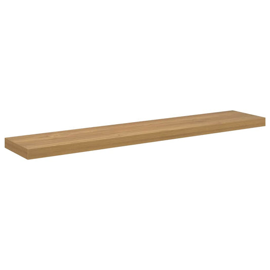 vidaXL Wall Shelf Wall-Mounted Brown 120 x 23.5 x 3.8 cm