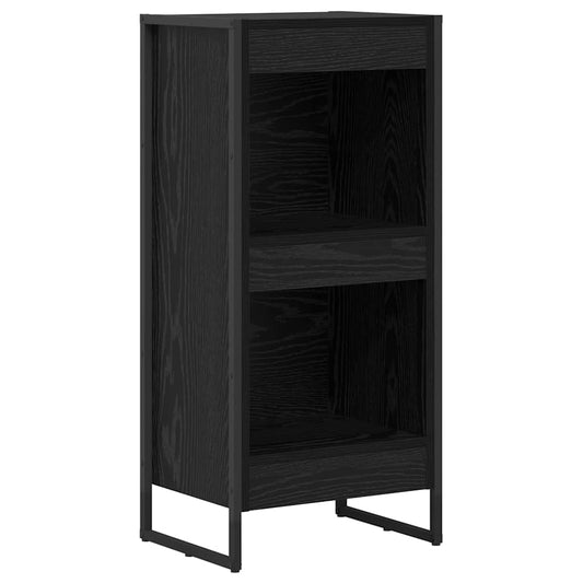 vidaXL Book Cabinet 40 x 30 x 86.5 cm Engineered Wood Black Oak