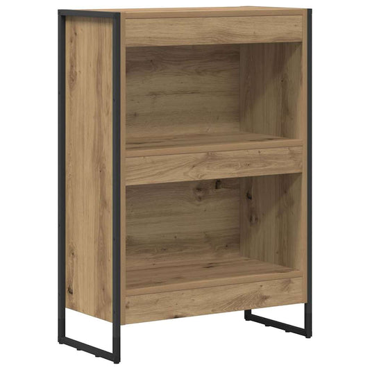 vidaXL Book Cabinet 60 x 30 x 86.5 cm Engineered Wood Artisian Oak