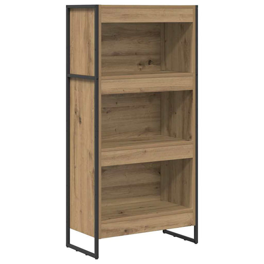 vidaXL Book Cabinet 60 x 30 x 121 cm Engineered Wood Artisian Oak