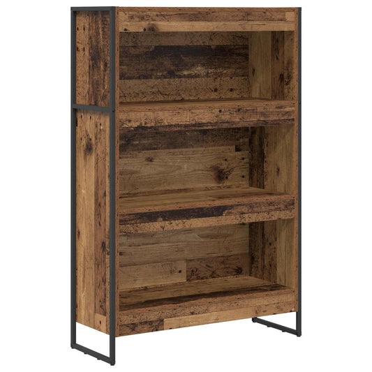 vidaXL Book Cabinet 80 x 30 x 121 cm Engineered Wood Old Wood