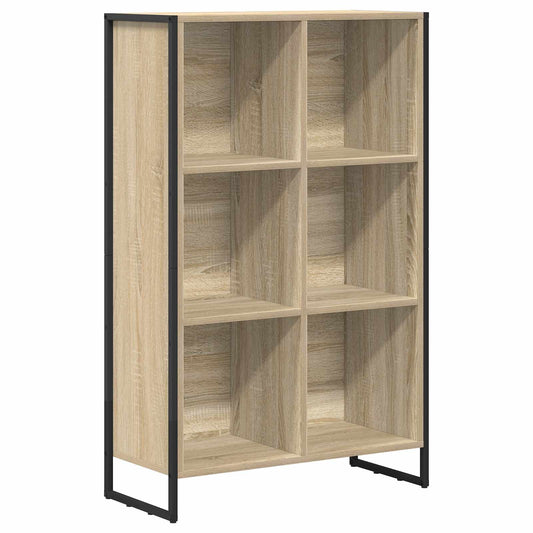 vidaXL Book Cabinet 99.5 x 30 x 108.5 cm Engineered Wood Sonoma