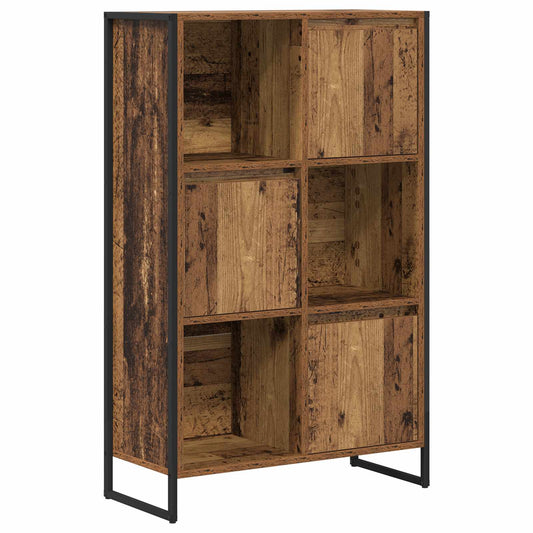 vidaXL Book Cabinet 68 x 30 x 108.5 cm Engineered Wood Old Wood
