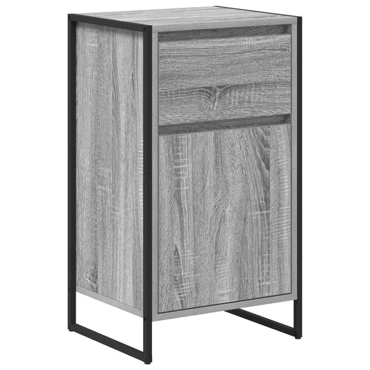 vidaXL Sideboard Grey Sonoma 43 x 36 x 75.5 cm Engineered Wood