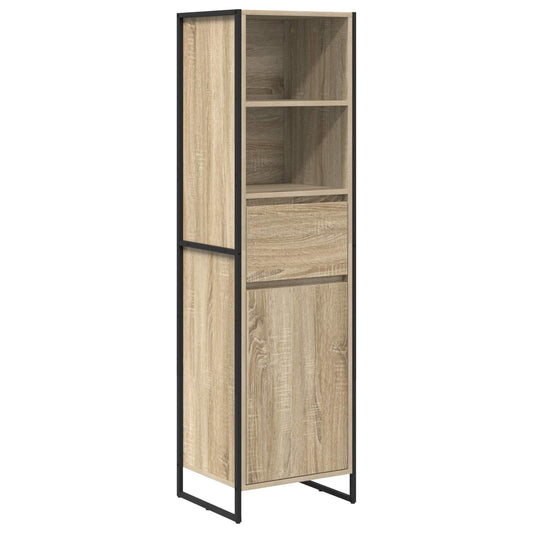 vidaXL Book Cabinet Sonoma 43 x 36 x 150.5 cm Engineered Wood